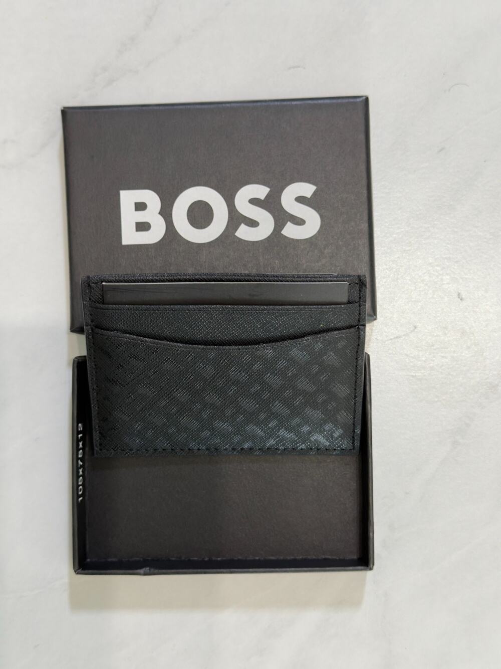 NWT BOSS Monogram Card Holder, $90 MSRP